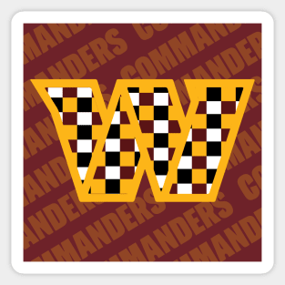 The Commanders Sticker